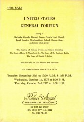 Sale No. 477 — Siegel Auction Galleries