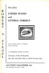 Sale No. 491 — Siegel Auction Galleries