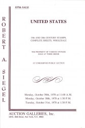 Sale No. 537 — Siegel Auction Galleries