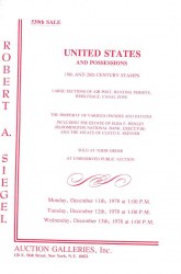 Sale No. 539 — Siegel Auction Galleries