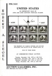 Sale No. 555 — Siegel Auction Galleries