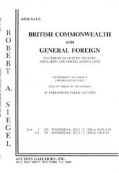 Sale No. 649 — Siegel Auction Galleries