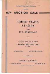 Sale No. 65 — Siegel Auction Galleries