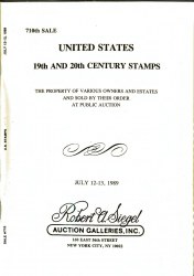 Sale No. 710 — Siegel Auction Galleries