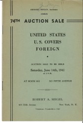 Sale No. 74 — Siegel Auction Galleries