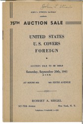 Sale No. 75 — Siegel Auction Galleries