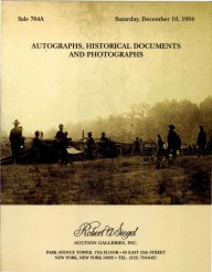 Sale No. 764A — Siegel Auction Galleries