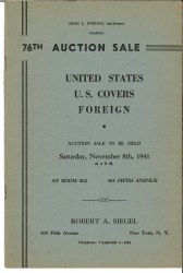 Sale No. 76 — Siegel Auction Galleries