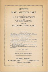 Sale No. 7 — Siegel Auction Galleries