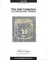 Sale No. 840 — Siegel Auction Galleries