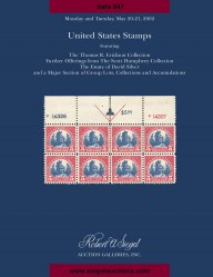 Sale No. 847 — Siegel Auction Galleries