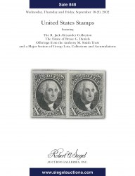Sale No. 848 — Siegel Auction Galleries