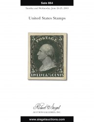 Sale No. 864 — Siegel Auction Galleries