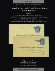 Sale No. 875 — Siegel Auction Galleries