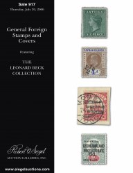 Sale No. 917 — Siegel Auction Galleries