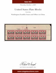 Sale No. 942 — Siegel Auction Galleries