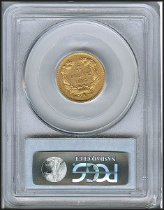 Princess Gold, $3, 1856 - S, 7975, Reverse