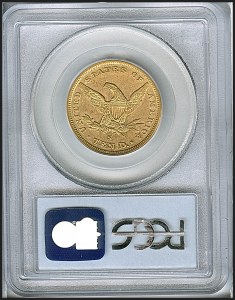 Liberty Eagle, $10, 1857 - S, 8624, Reverse