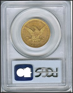 Liberty Eagle, $10, 1859 - , 8628, Reverse