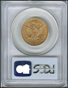 Liberty Eagle, $10, 1874 - S, 8671, Reverse