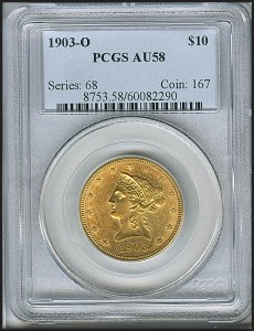 Liberty Eagle, $10, 1903 - O, 8753, Obverse