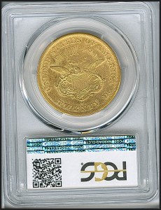 Liberty Double Eagle, $20, 1850 - O, 8903, Reverse
