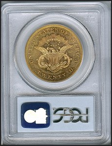 Liberty Double Eagle, $20, 1860 - , 8929, Reverse