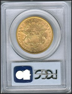 Liberty Double Eagle, $20, 1872 - , 8963, Reverse