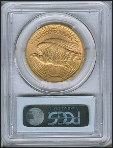 Saint-Gaudens Double Eagle, $20, 1923 - , 9175, Reverse
