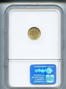 Liberty Gold, $1, 1851 - C, 7514, Reverse