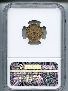 Liberty Gold, $3, 1862 - , 7796, Reverse