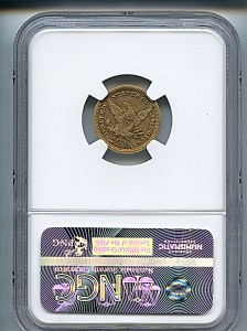 Liberty Gold, $3, 1862 - , 7796, Reverse