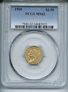 Indian Gold, $3, 1909 - , 7940, Obverse