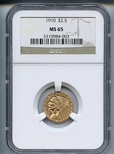 Indian Gold, $3, 1910 - , 7941, Obverse
