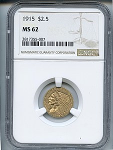 Indian Gold, $3, 1915 - , 7948, Obverse