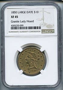 Liberty Eagle, $10, 1850 - , 8603, Obverse