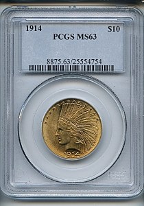 Princess Eagle, $10, 1914 - , 8875, Obverse