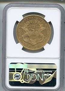 Liberty Double Eagle, $20, 1874 - CC, 8971, Reverse