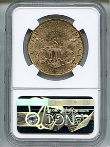 Liberty Double Eagle, $20, 1879 - , 8988, Reverse