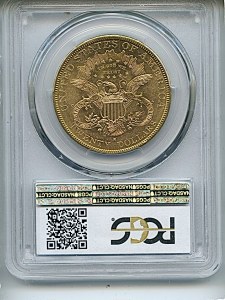 Liberty Double Eagle, $20, 1879 - S, 8991, Reverse