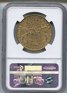 Liberty Double Eagle, $20, 1890 - CC, 9014, Reverse