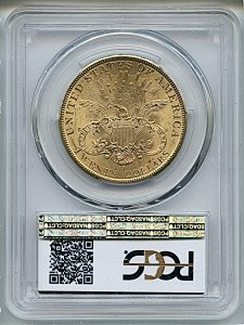Liberty Double Eagle, $20, 1897 - S, 9032, Reverse