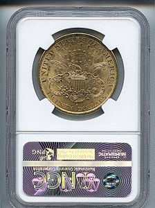 Liberty Double Eagle, $20, 1899 - S, 9036, Reverse