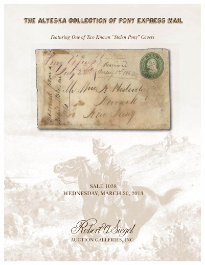 Catalog Cover Sale no. 1038 — Siegel Auction Galleries