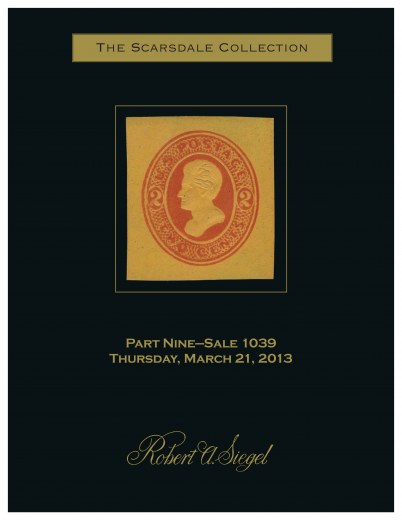 Catalog Cover Sale no. 1039 — Siegel Auction Galleries