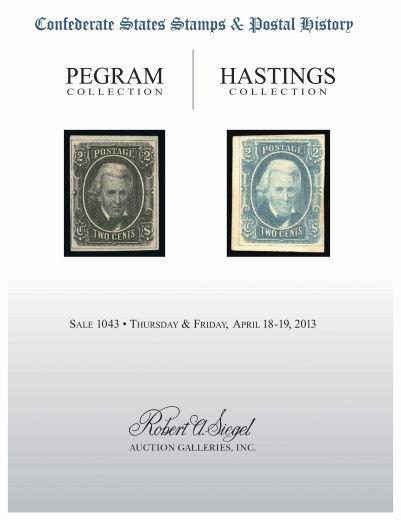 Catalog Cover Sale no. 1043 — Siegel Auction Galleries