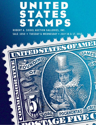 Catalog Cover Sale no. 1050 — Siegel Auction Galleries