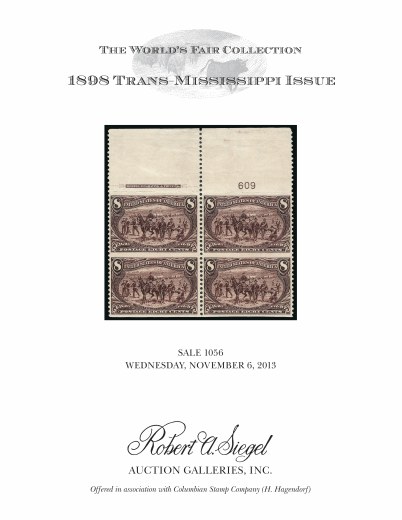 Catalog Cover Sale no. 1056 — Siegel Auction Galleries