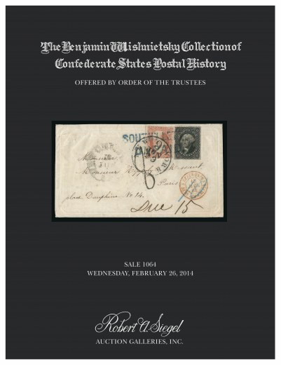 Catalog Cover Sale no. 1064 — Siegel Auction Galleries