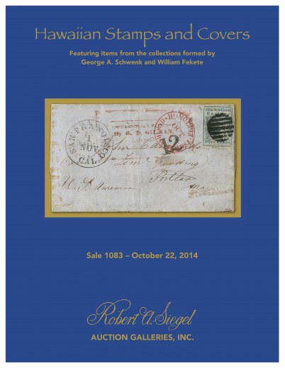 Catalog Cover Sale no. 1083 — Siegel Auction Galleries